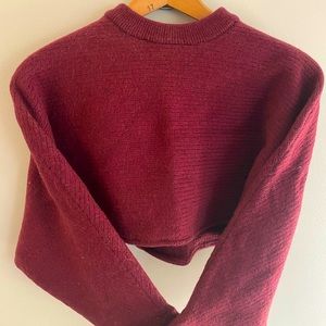 Aritzia Wilfred Cropped Batwing Sweater